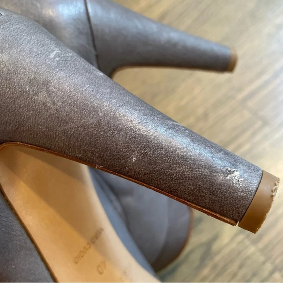 CHLOE See by Chloé Zipper Leather Bow Accents Pumps EU 40 - Picture 12 of 15